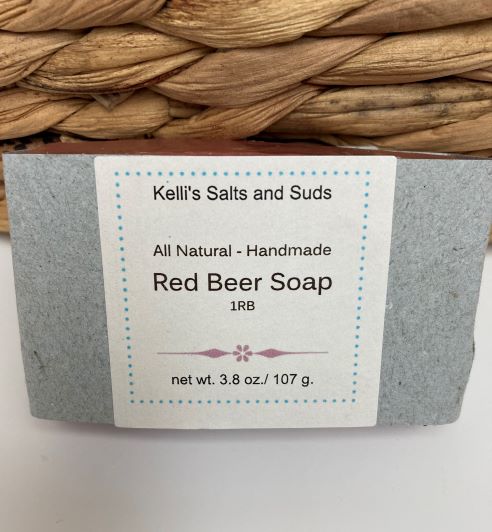 Beer Soap with Pink Kaolin Clay